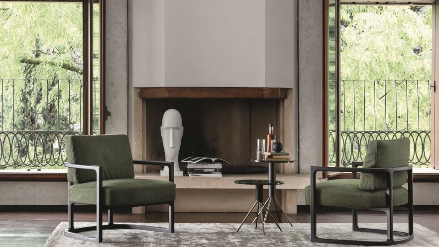 Louis Armchair Porada Spazio Schiatti Authorized Dealer